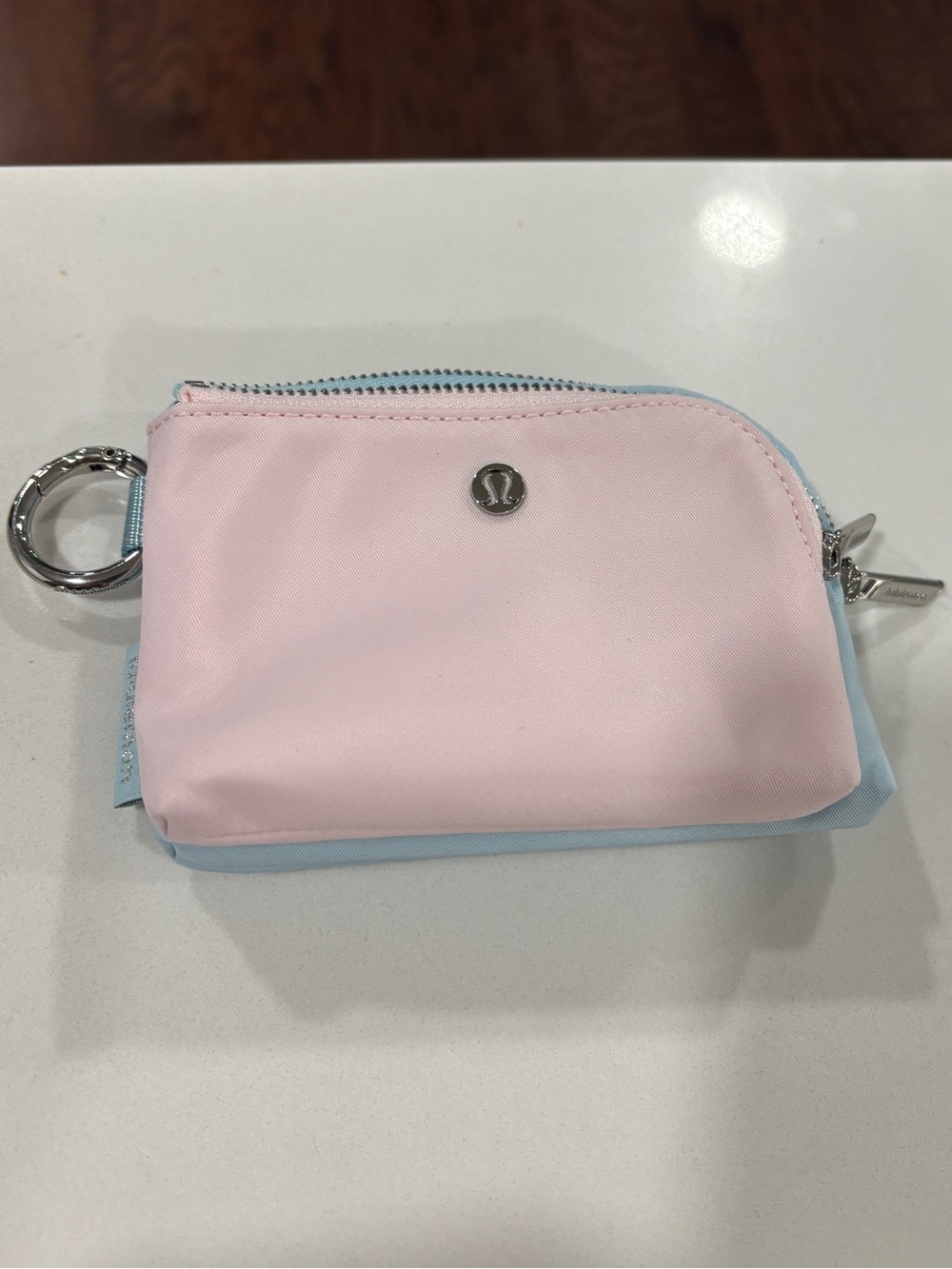 lululemon athletica Double Zip Clippable Card Pouch